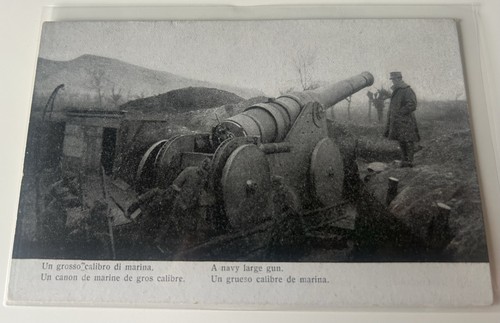 Cartolina guerra grosso - cartolina, un